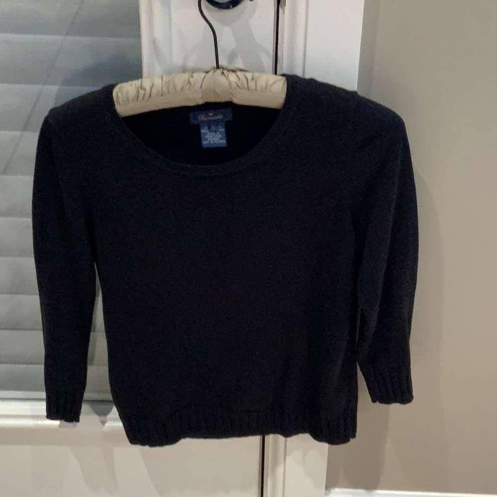 Faconnable classic black sweater size extra small